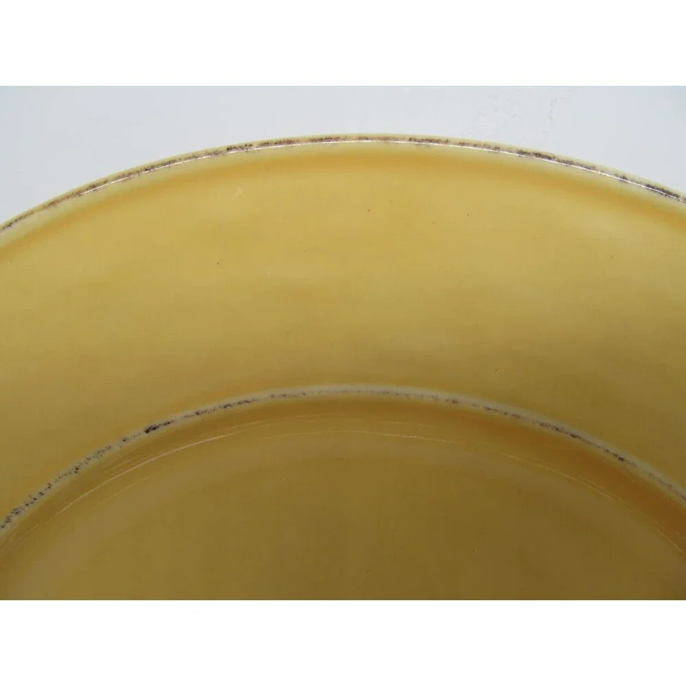 Pier 1 Mango Yellow Set Of 4 Rustic 10 3/4